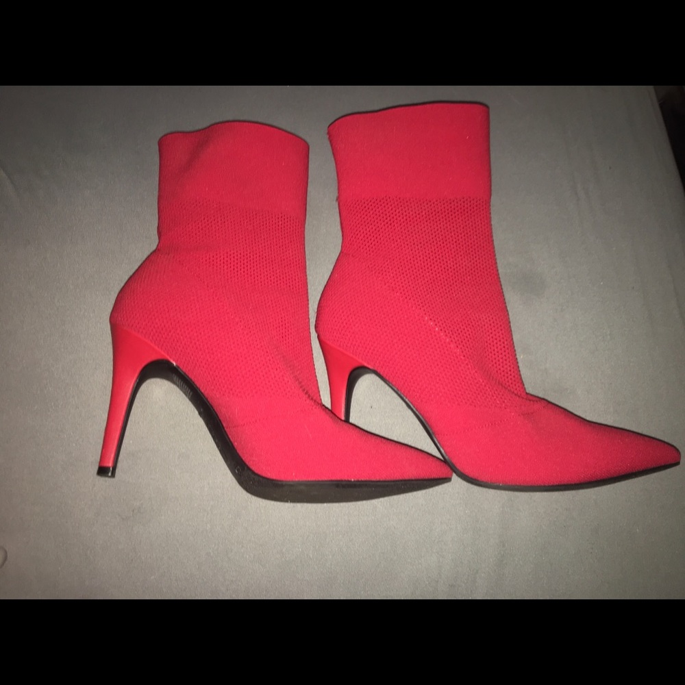 Brash heeled booties